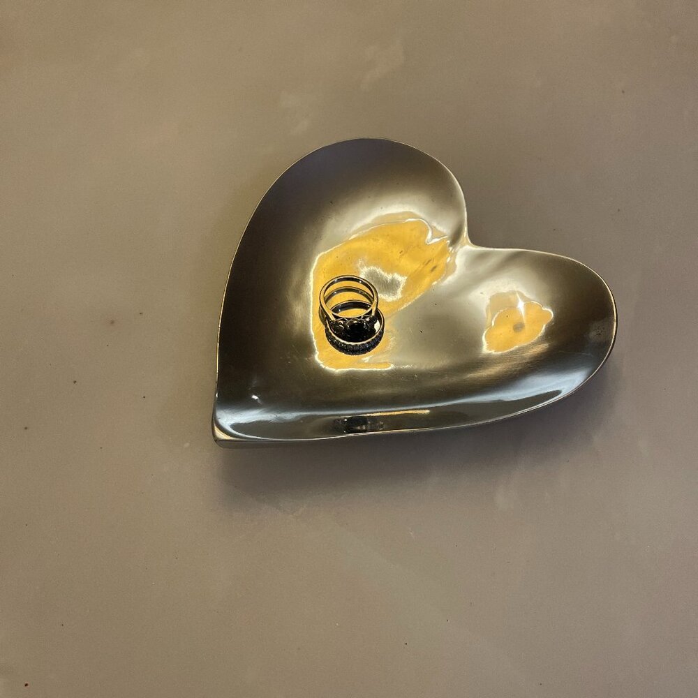 Metal Heart Tray
